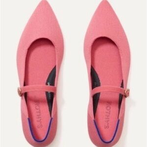 NEW ROTHY’S The Point Mary Jane II in Tulip Pink size 9.5